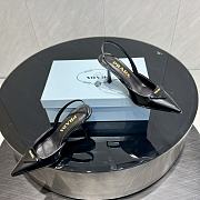 Prada Patent Slingback Pumps 1I901M 75mm Black - 2