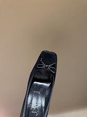 Christian Louboutin Cassia Nodo 100mm Pumps Velvet Black - 3