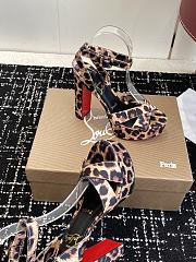 Christian Louboutin Supramariza 130mm Leopard-Print Satin - 2