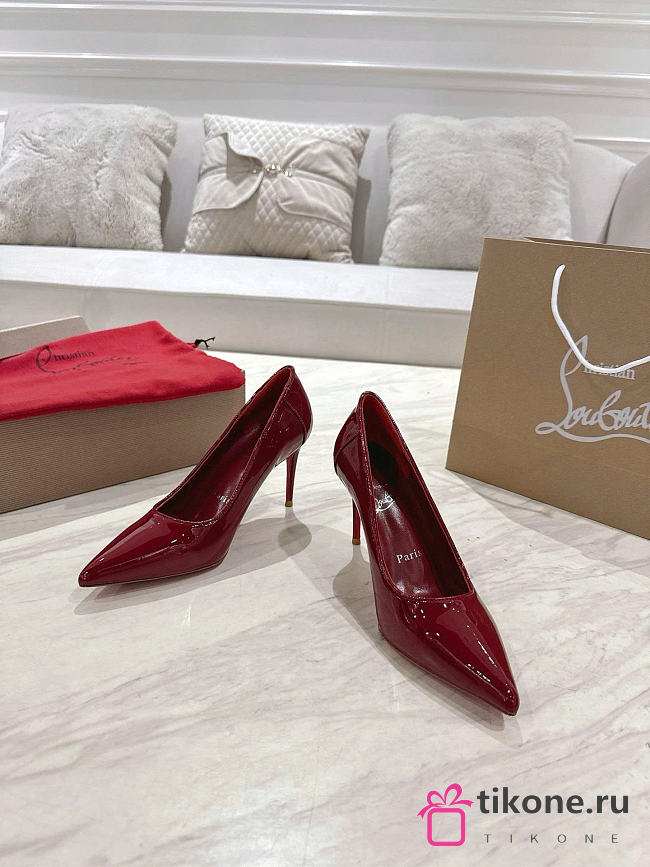 Christian Louboutin Sporty Kate 85 mm Pumps Patent Red - 1