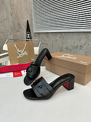 Christian Louboutin Chambelimule 55mm Black  - 2