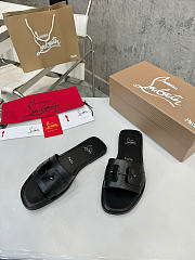 Christian Louboutin Chambelimule Mules Calf leather Black - 3