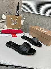 Christian Louboutin Chambelimule Mules Calf leather Black - 4