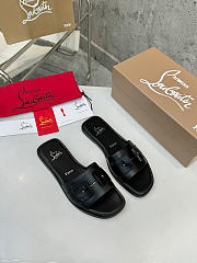 Christian Louboutin Chambelimule Mules Calf leather Black - 5