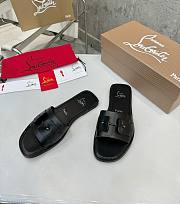 Christian Louboutin Chambelimule Mules Calf leather Black - 1