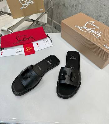 Christian Louboutin Chambelimule Mules Calf leather Black