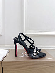 Rosalie Red Carpet 100mm Pumps Crepe Satin Black - 5