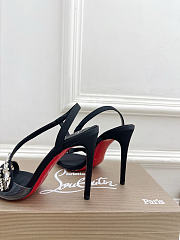 Rosalie Red Carpet 100mm Pumps Crepe Satin Black - 4