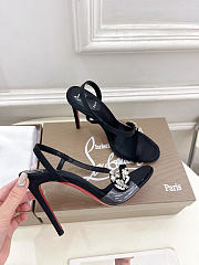 Rosalie Red Carpet 100mm Pumps Crepe Satin Black - 3