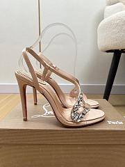 Rosalie Red Carpet 100mm Pumps Crepe Satin Beige - 1