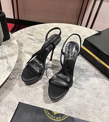 Christian Louboutin Rosalie Alta 150mm Sandals Leather Black