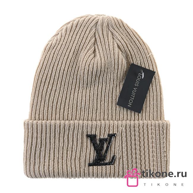 Gift LV Beanie Beige - 1