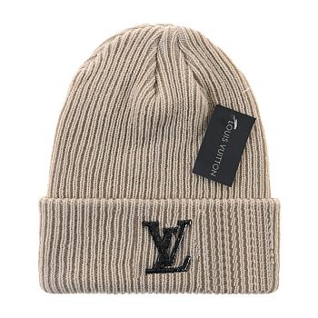 Gift LV Beanie Beige