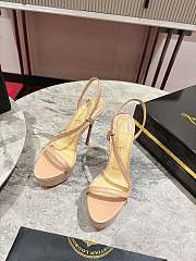 Christian Louboutin Rosalie Alta 150mm Sandals Leather Beige - 2
