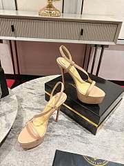 Christian Louboutin Rosalie Alta 150mm Sandals Leather Beige - 3