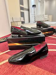Men Christian Louboutin Dandy Atlas Loafers Patent Leather Black - 5