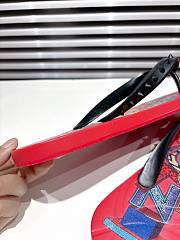 Men Christian Louboutin Flip Flops Red - 3