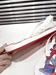 Men Christian Louboutin Flip Flops White - 2