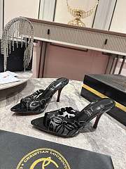 Christian Louboutin Apostropha 80mm Pvc And Leather Mules Black - 6