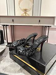 Christian Louboutin Apostropha 80mm Pvc And Leather Mules Black - 5