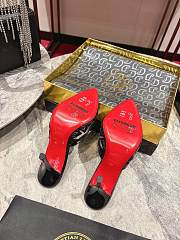 Christian Louboutin Apostropha 80mm Pvc And Leather Mules Black - 2