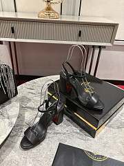 Christian Louboutin Miss Jane Sandal 85mm Sandals Leather Black - 4