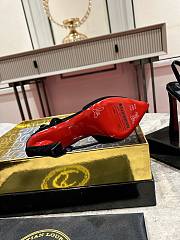 Christian Louboutine Condora Riviera 100mm Slingback Pumps Velvet Black - 3