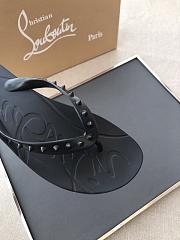 Super Loubi Flip Thongs Rubber Black - 5