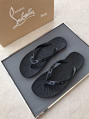 Super Loubi Flip Thongs Rubber Black - 3