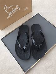 Super Loubi Flip Thongs Rubber Black - 2