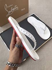 Super Loubi Flip Thongs Rubber White - 4