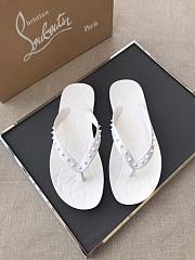 Super Loubi Flip Thongs Rubber White - 3