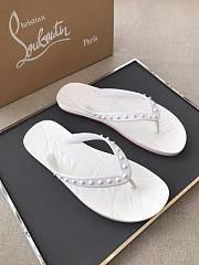 Super Loubi Flip Thongs Rubber White - 2