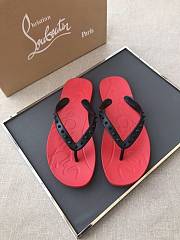 Super Loubi Flip Thongs Rubber Red - 5