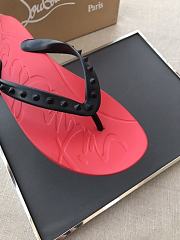 Super Loubi Flip Thongs Rubber Red - 4