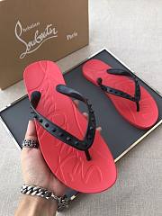 Super Loubi Flip Thongs Rubber Red - 3