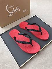 Super Loubi Flip Thongs Rubber Red - 2