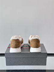 Prada Mink Prax Suede Sneakers Mink - 5
