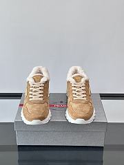 Prada Mink Prax Suede Sneakers Mink - 3