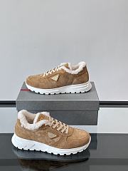 Prada Mink Prax Suede Sneakers Mink - 2