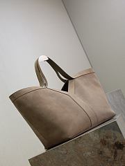 YSL Y Tote In Suede Beige - 37x32x27-22cm - 6