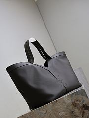 YSL Y Tote In Leather Khaki - 37x32x27-22cm - 6