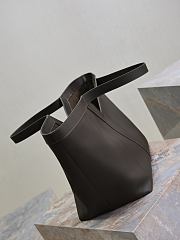 YSL Y Tote In Leather Khaki - 37x32x27-22cm - 5