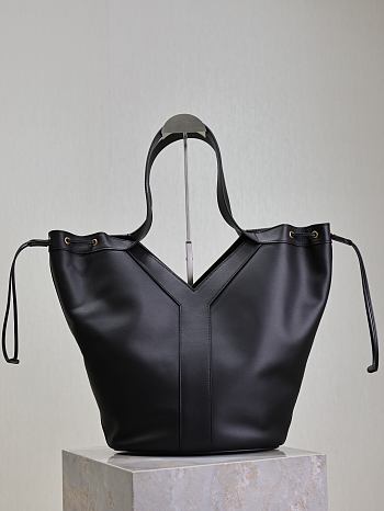 YSL Y Large Hobo in Leather Black - 35x25x15cm
