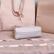 Miumiu Leather Pouch Light Pink/Olive 5NF462 - 18x9.5x7cm - 3