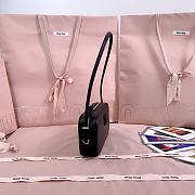 Miumiu Leather Pouch Black 5NE024 - 20x10x4.5cm - 6
