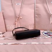 Miumiu Leather Pouch Black 5NE024 - 20x10x4.5cm - 5