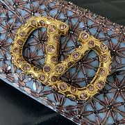 Valentino Garavani Loco Small Shoulder Bag Embroidered With Jewel Logo Amethyst/Cloudy - 20x11x5cm - 4