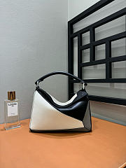 Loewe Small Puzzle Bag In Nappa Calfskin Grey/Light Ghost - 24x16.5x10.5cm - 2