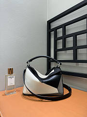 Loewe Small Puzzle Bag In Nappa Calfskin Grey/Light Ghost - 24x16.5x10.5cm - 5